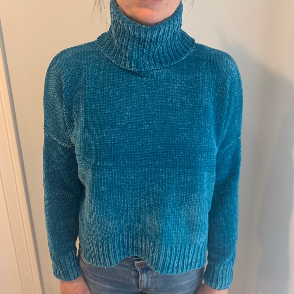 Lovers + Friends Lime Geneva Chenille Sweater XS